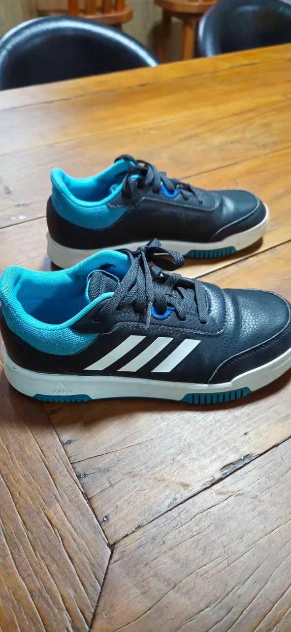 Twnis adidas em couro menino n. 34 - Foto 3