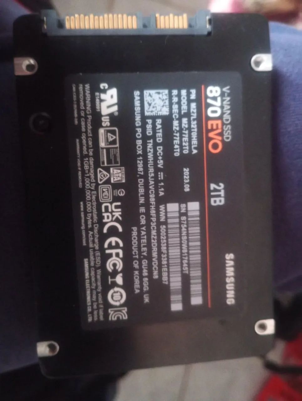 Samsung 870 EVO 2tb - Foto 2