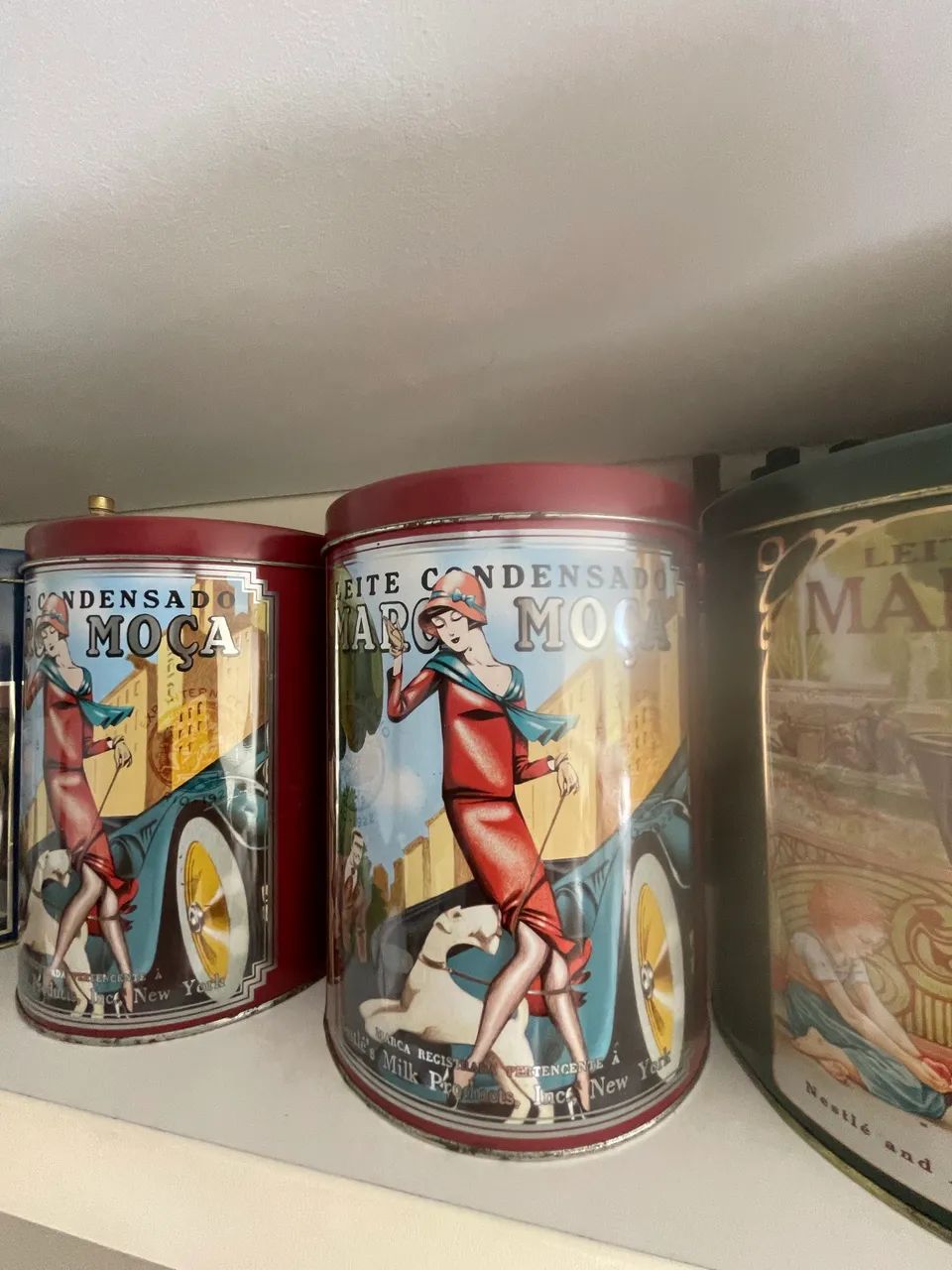 Lata retrô Leite Moça colecionável - Foto 5