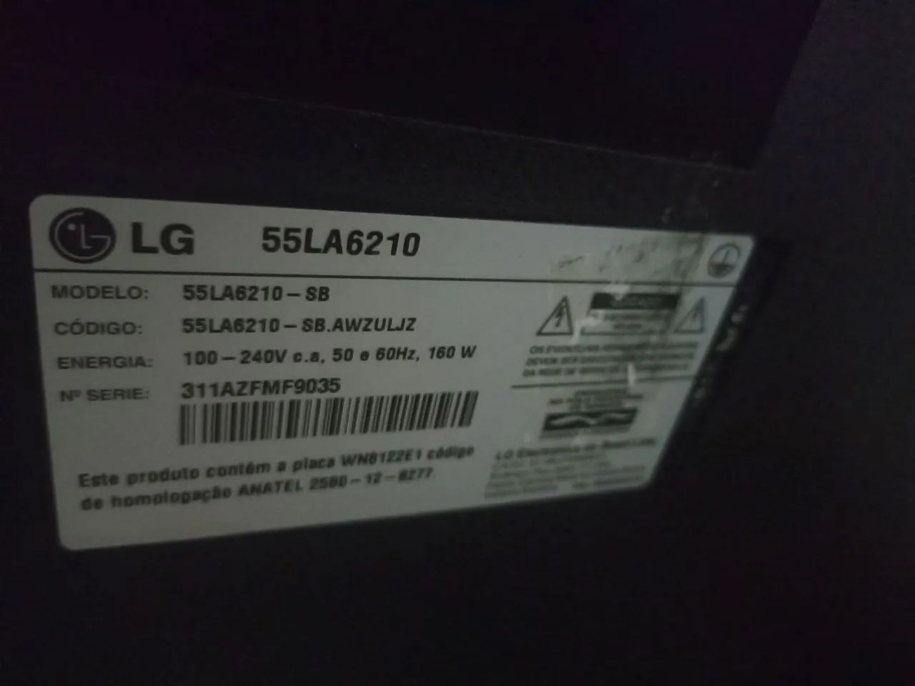 Tv 55 smart liga  sem imagem avalio propostas pra vir buscar  - Foto 3