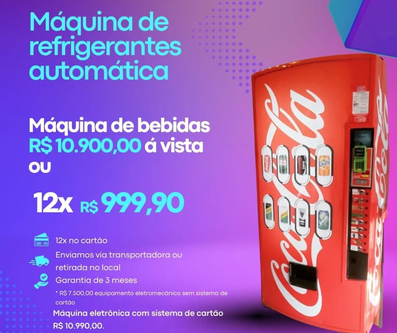 Vending machine, vários modelos - Oportunidade  - Foto 2