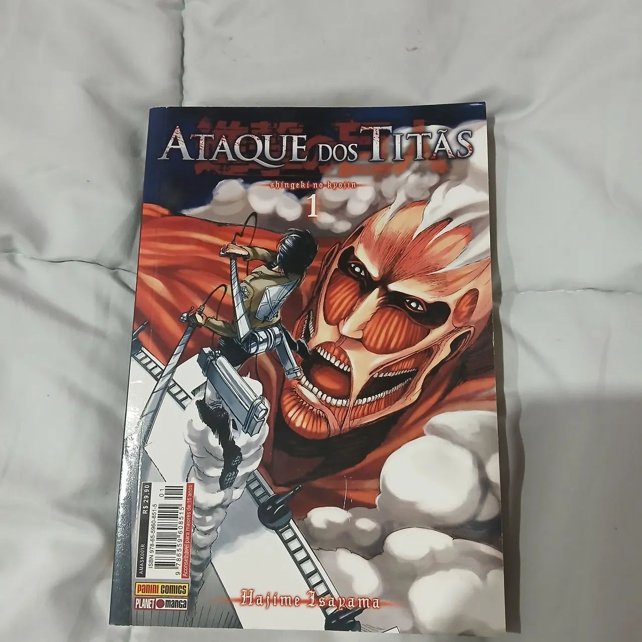 Mangá Attack on Titan vol. 1 - Foto 2