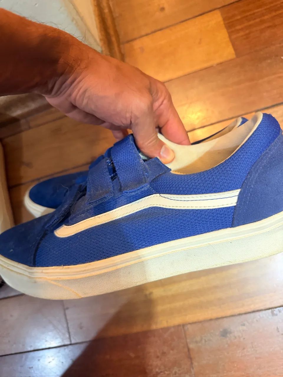 tênis vans old skool v azul 44 - Foto 2