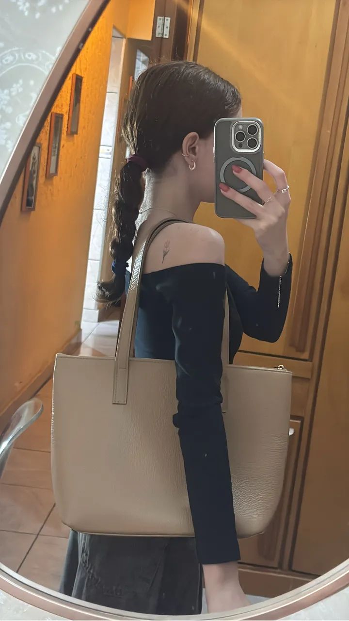 Bolsa couro legítimo  - Foto 2