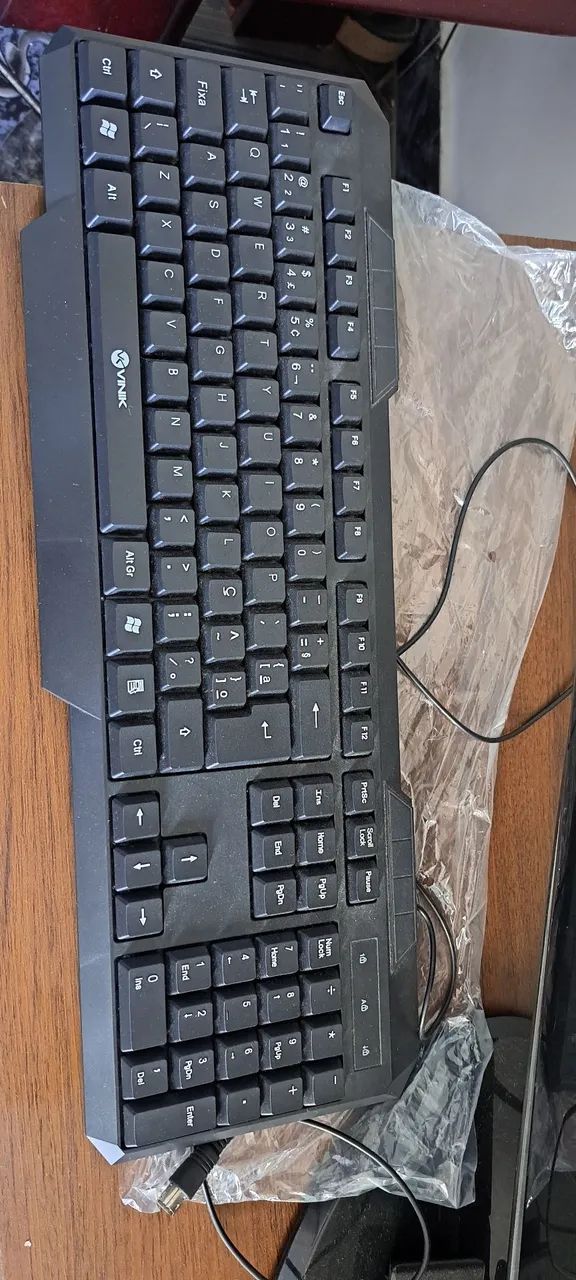 Teclado  vinik + mouse wise  cabo mini din 8 - Foto 3