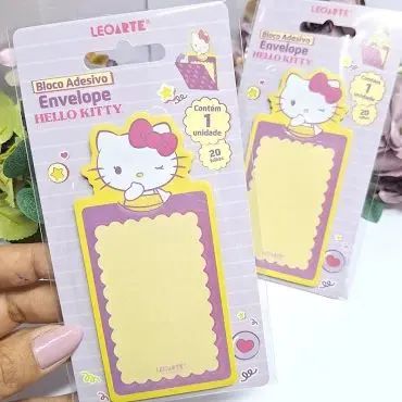Bloco Envelope Hello Kit  20 Folhas - Foto 2