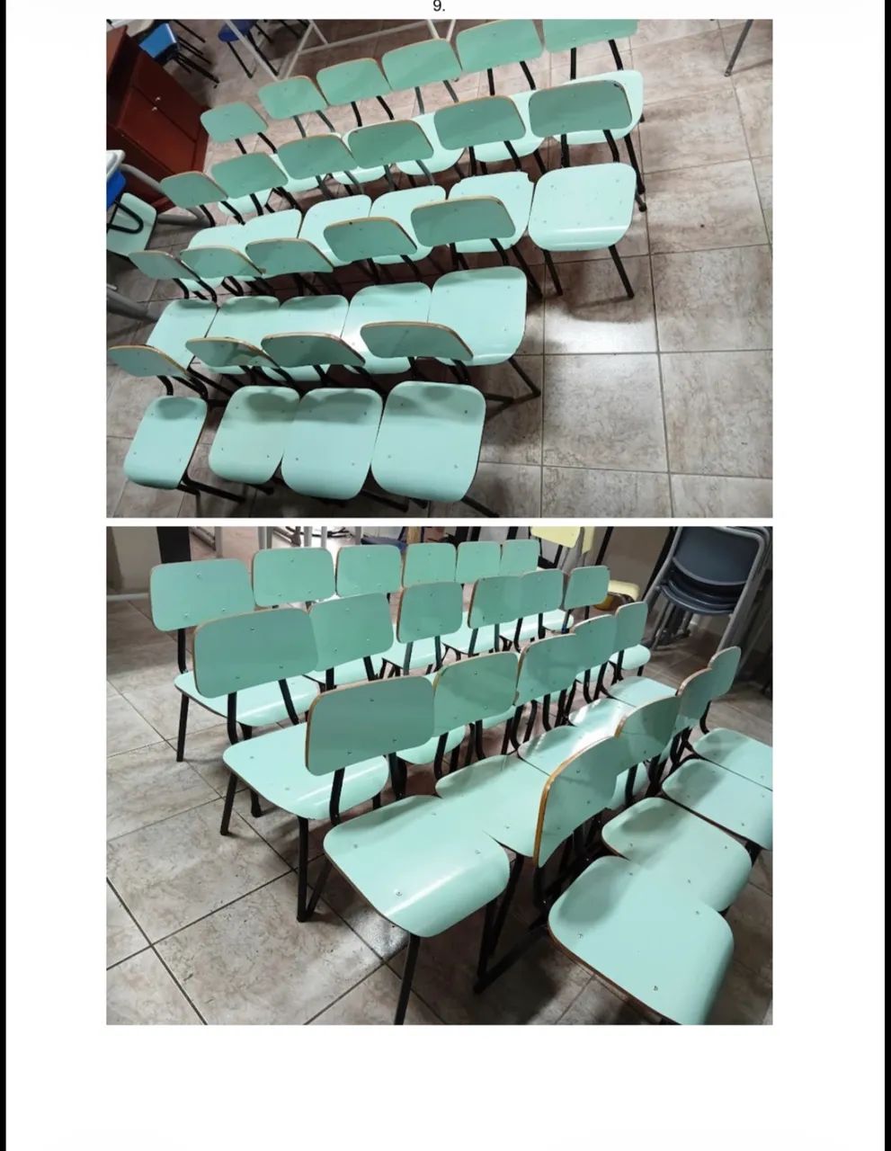 Cadeiras escolares 