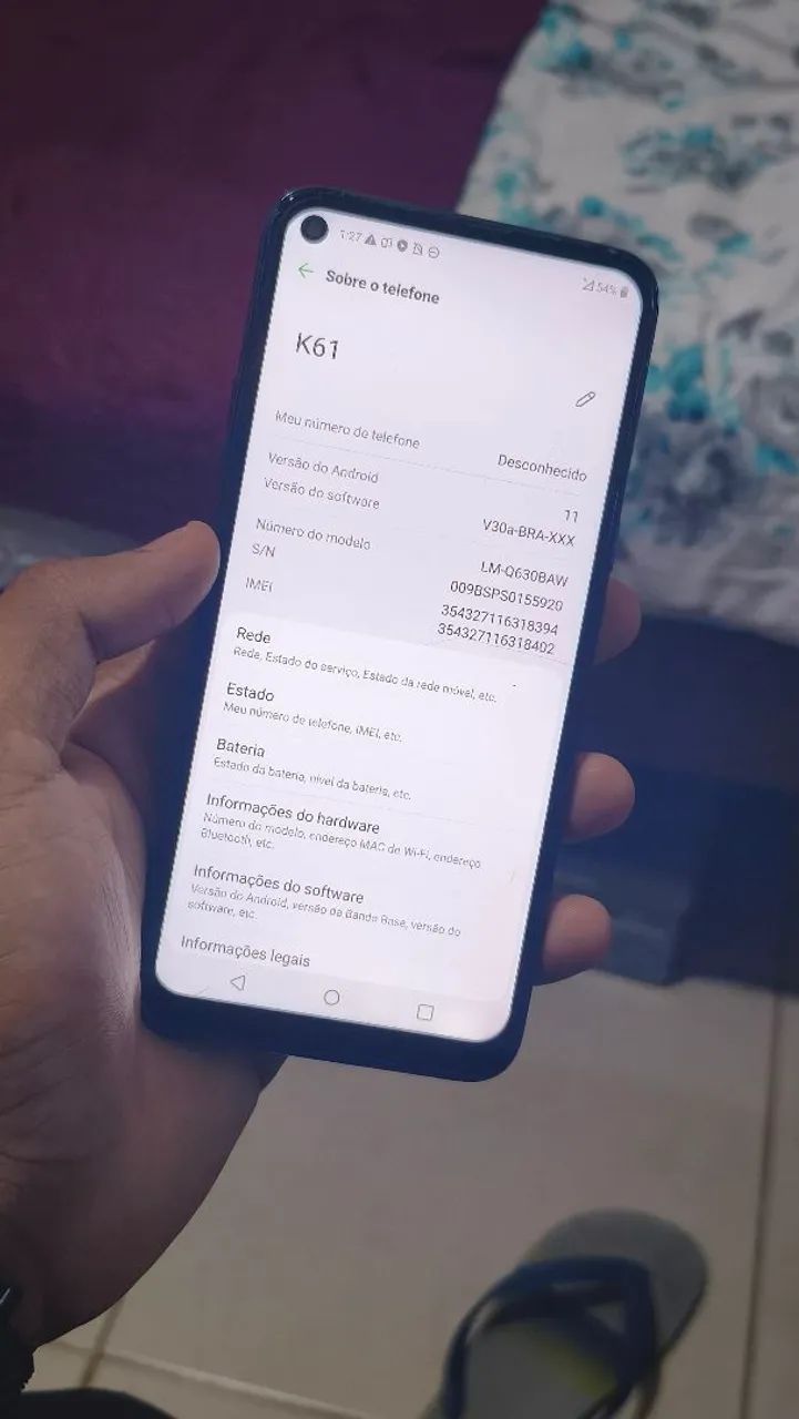 LG k61 128gb - Envio Olx Pay - Foto 3