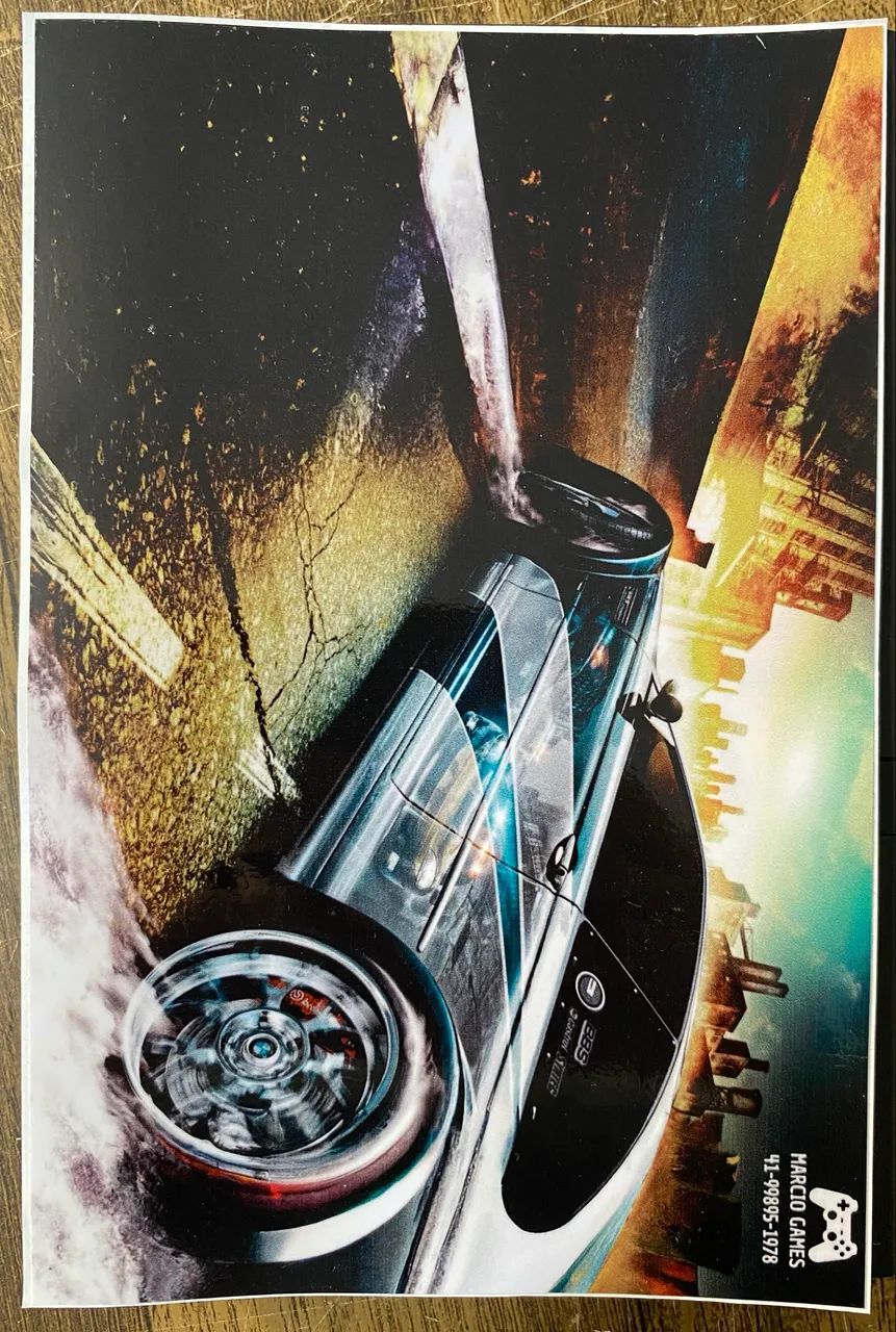 Plotagem Need For Speed P/ Ps2 Slim 70 e 90 Mil - Foto 3