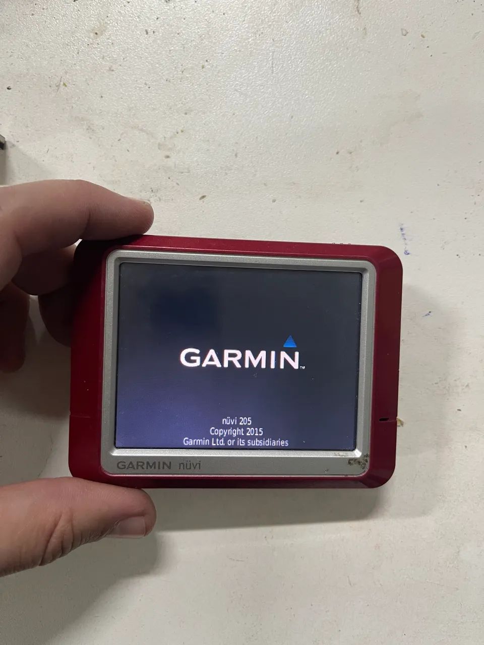 Gps garmin vermelho aparelho bike alpinismo trilha barco  - Foto 3