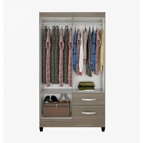 Guarda roupa 4 portas solteiro novo na caixa entrego grátis - Foto 2