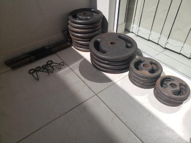 Kit musculação completo