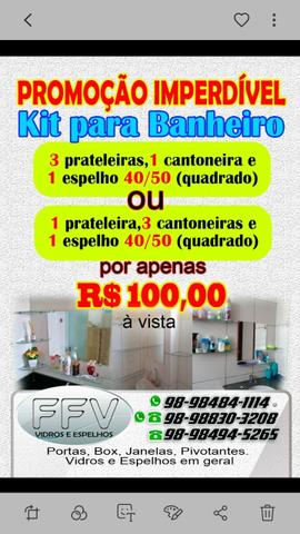 Mega promoção kit para banheiro 5pecas