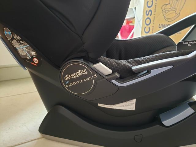 Kit carrinho Peg-Perego switch four + bebê conforto + forro almofadado sob medida - Foto 6