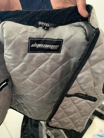 Jaqueta moto Riffel feminina + capacete Zeus com viseira de brinde - Foto 5