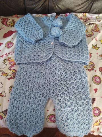 Conjunto de lã para rescem nascido - Foto 2