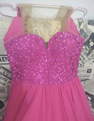 Vestido Madrinha Rosa Pink Bárbara Melo - Foto 4