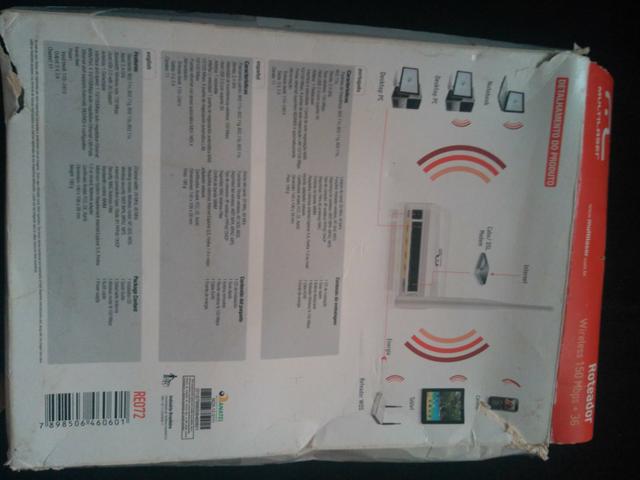Roteador Wireless Multilaser Novo - Foto 2
