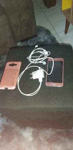 Venho J2 Prime dual chip,rosa, com película de vidro, e capinha
