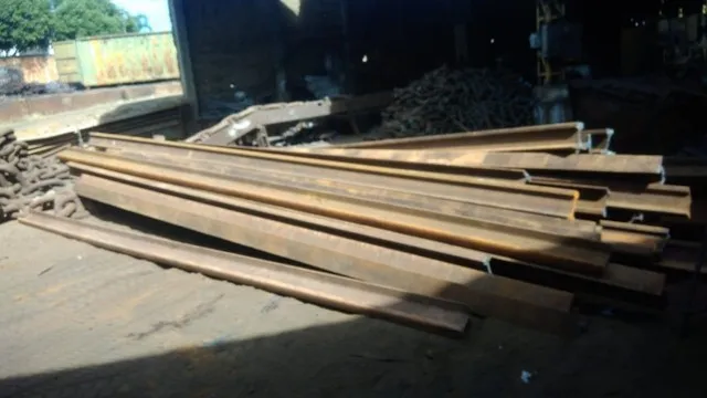 Trilhos Ferroviarios para moegas, Mataburros, TR 32-37-40-45-50-57-68, de 6 a 12 metros