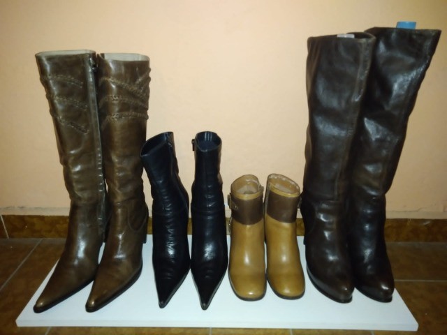 Vendo ou troco botas de couro legítimo