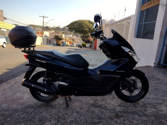HONDA PCX 150 2018 AZUL PETROLEO METALICO COM APENAS 30.000KM IMPECAVEL