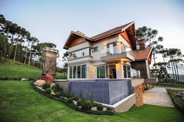 Casa com 4 dormitórios à venda, 550 m² por R$ 8.500.000,00 - Aspen Mountain - Gramado/RS - Foto 3