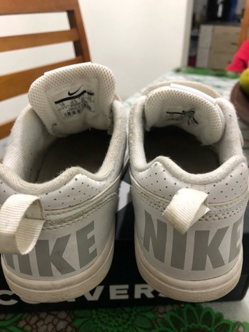 Tênis Nike em couro branco - Foto 2