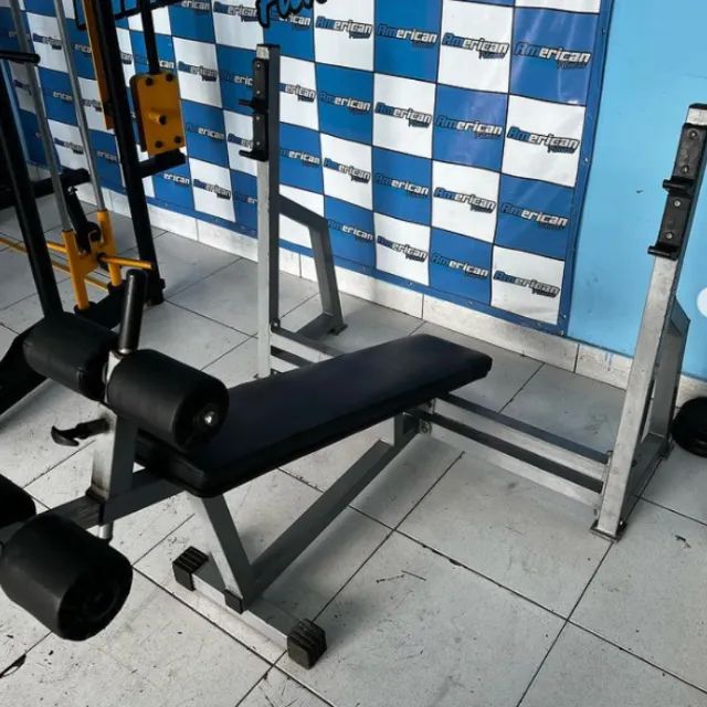 Banco de Supino Reto Musculação Fokus - Fokus Fit - Equipamentos
