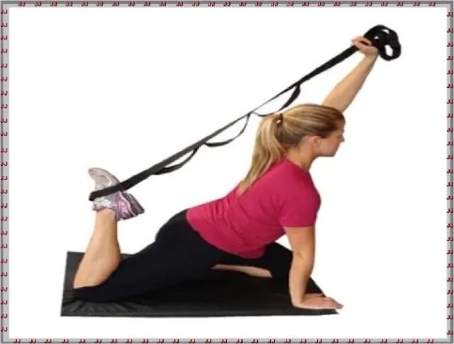 Fita De Alongamento Pilates Treinamento Fitness  - Foto 4