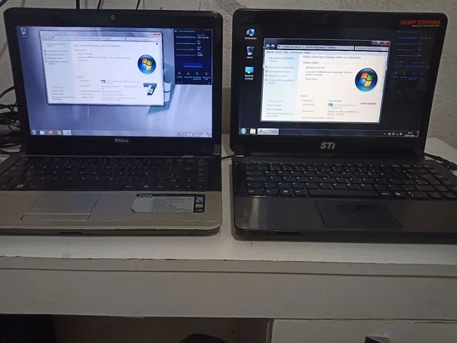2 Notebook -  STI e Philco - Projetor e TV Samsung Smart 