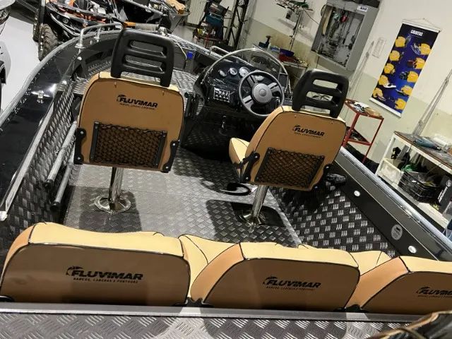 Lancha Fluvimar Cherokee 180 Especial + Motor de Popa Mercury 100 ct + Carreta Rodoviária - Foto 5