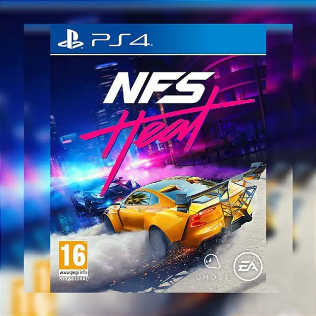 Skin PS4 PRO Adesiva NFS Heat com o Melhor Preço é no Zoom