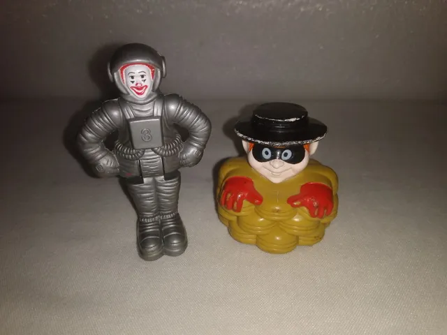 Boneco Brinquedo Papa Burguer Coleção Mc Donald 03 Unidades