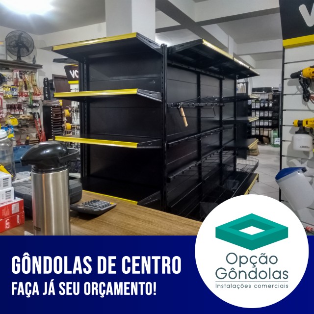 Gôndolas Centrais | Prateleiras Novas - Foto 2