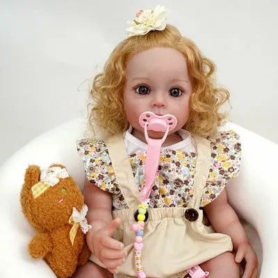 BONECA BEBE REBORN PANDINHA SUPER REALISTA - BRASTOY 