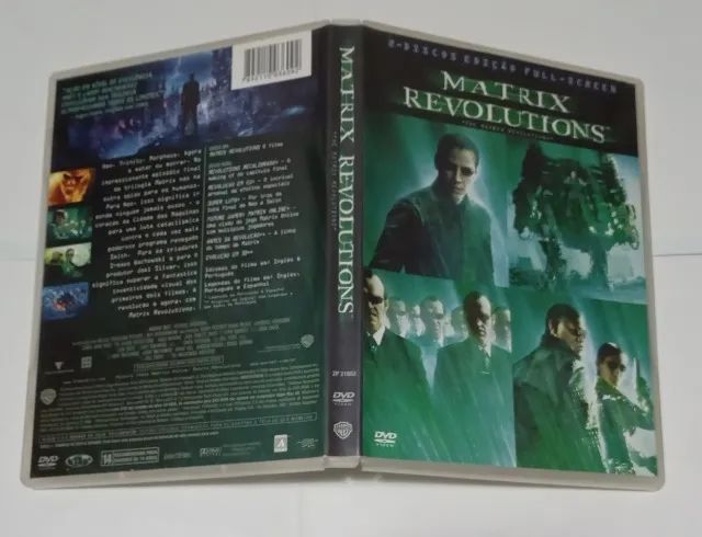 ( Leia ) DVD Duplo Matrix Revolutions Original