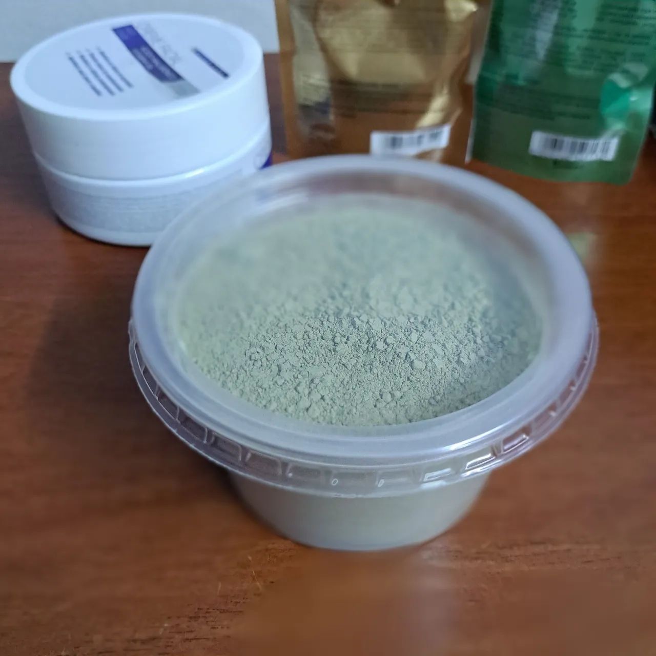 Argila Verde em pó 200g máscara facial skincare - Foto 3