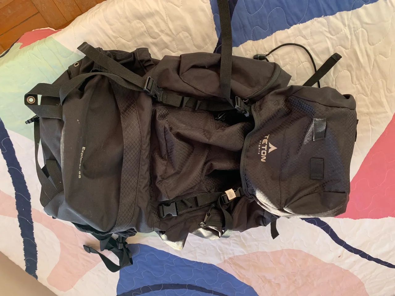 Mochilão TETON 85L novo, comprei nos EUA e nunca usei  - Foto 4