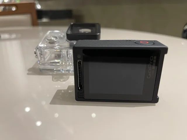 câmera gopro hero 4 silver com display touchscreen - Foto 4