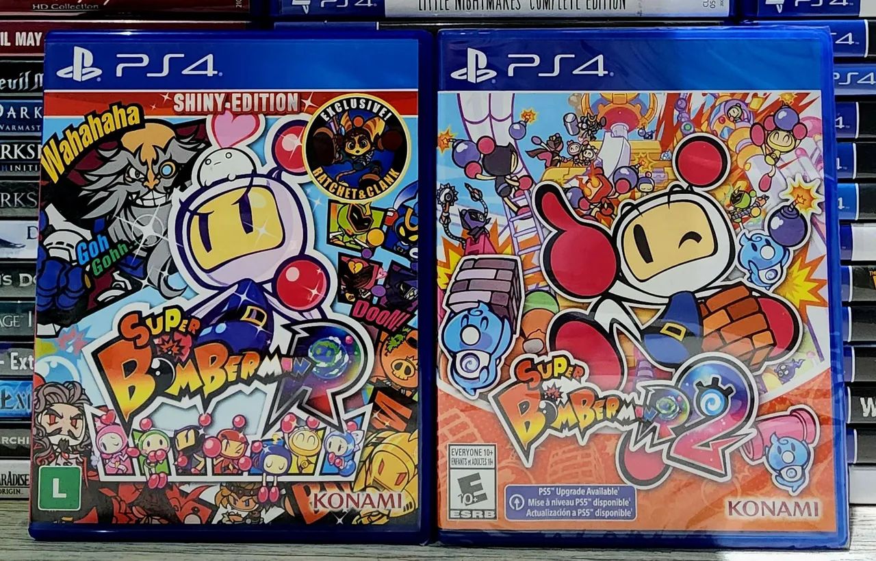Jogos Ps4 Combo Super Bomberman + Super Bomberman 2 (LACRADO)