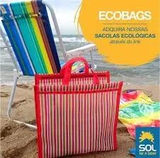 Sacola Ecológica Ecobag Supermercado Feira Reutilizável Durável