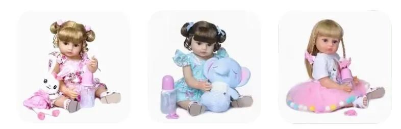 Boneca bebê reborn corpo em silicone realista 