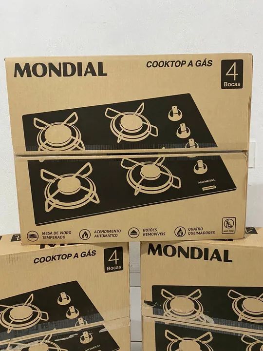 Cooktop novo e lacrado.