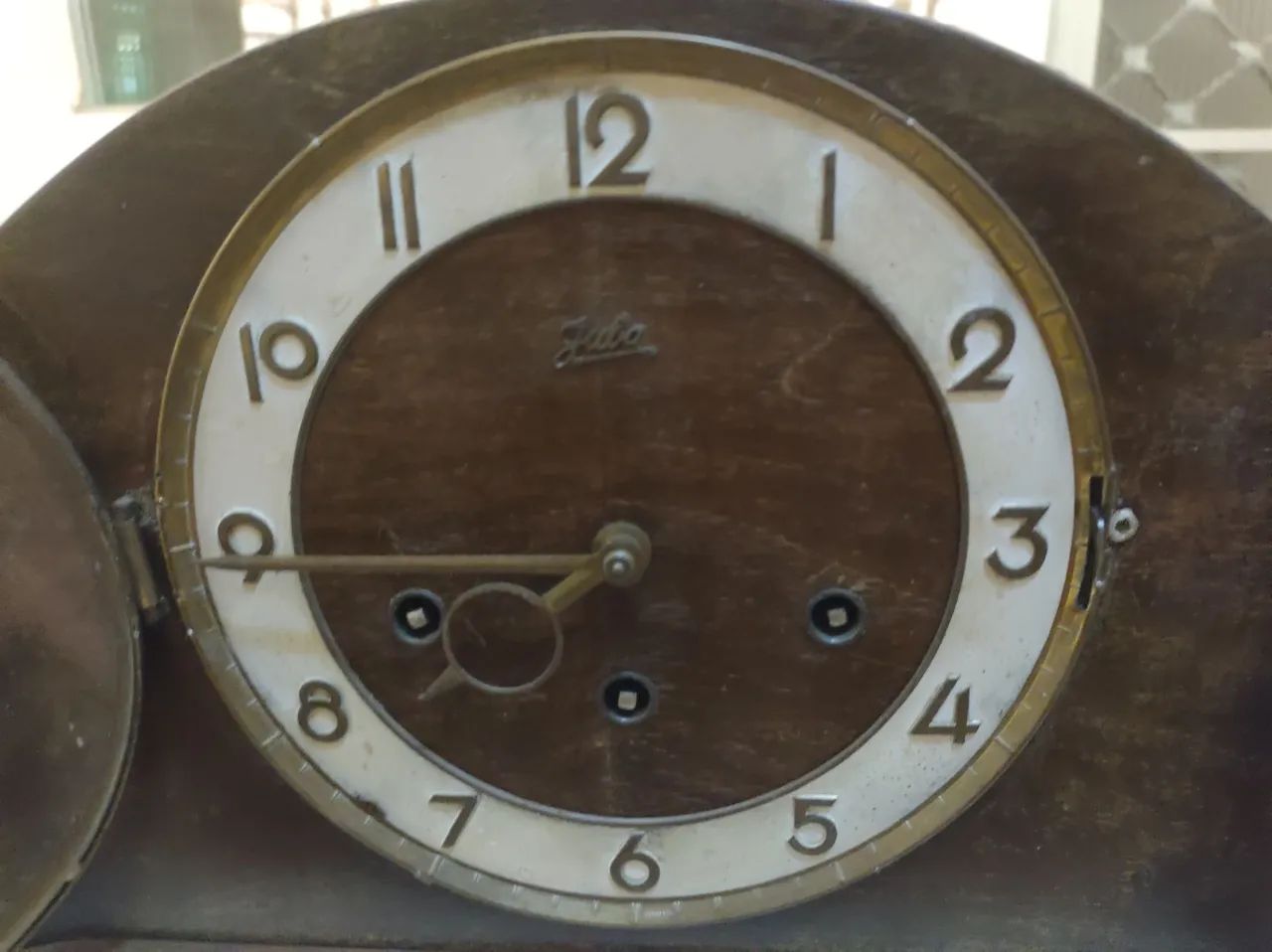 Antigo relógio alemão carrilhão de mesa/lareira - Foto 2