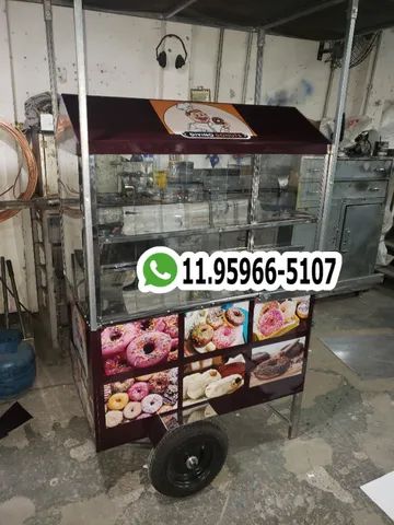 carrinho de doce donuts - Foto 4