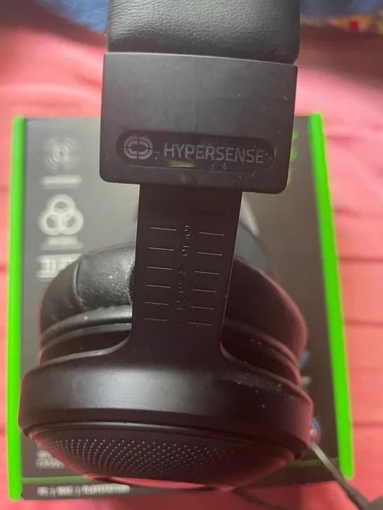 Headset Razer Kraken V3 Hypersense Chroma Surround 7.1 Drivers 40mm USB - Foto 3
