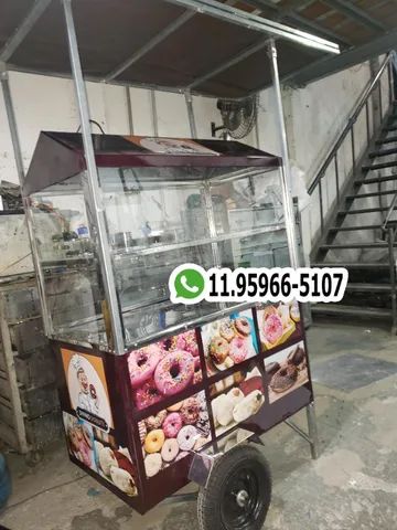 carrinho de doce donuts - Foto 3