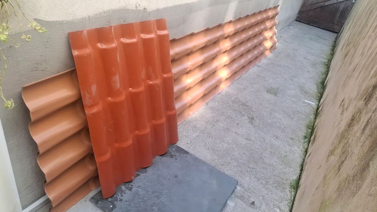 Telhas Colonial PVC  5,25 X 0,88