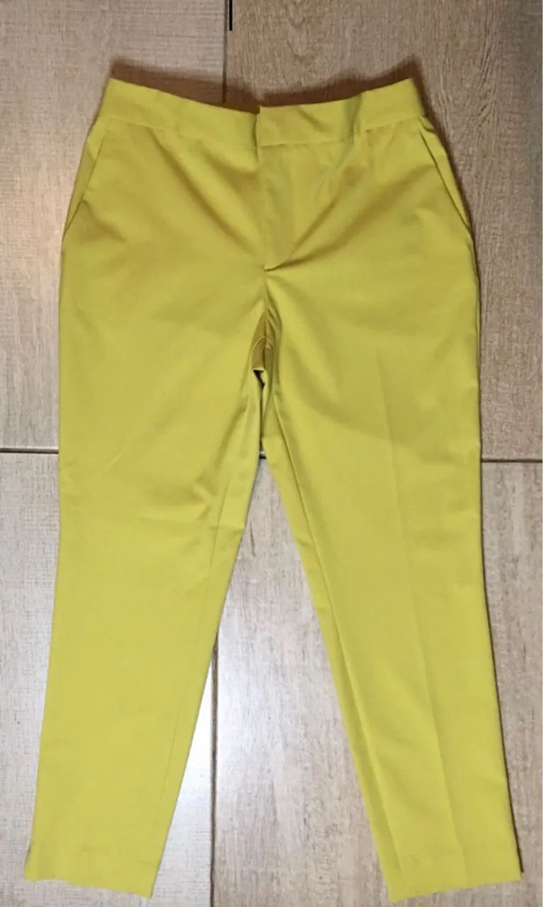 CALÇA ZARA VERDE ABACATE